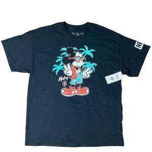 Neff X Disney T-Shirt Mens XL Black Mickey Mouse The Original 1928 Sunglasses